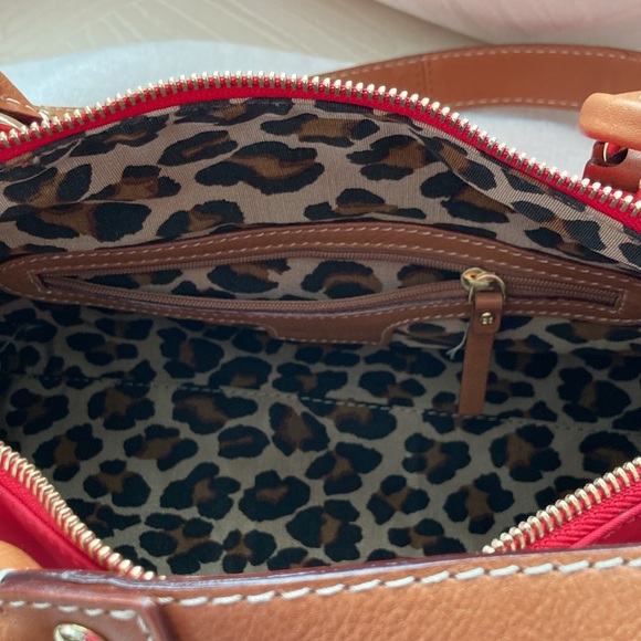 NWT-FINAL PRICE-red Kate Spade satchel with leather handles, was $159, now $119. - Picture 4 of 9